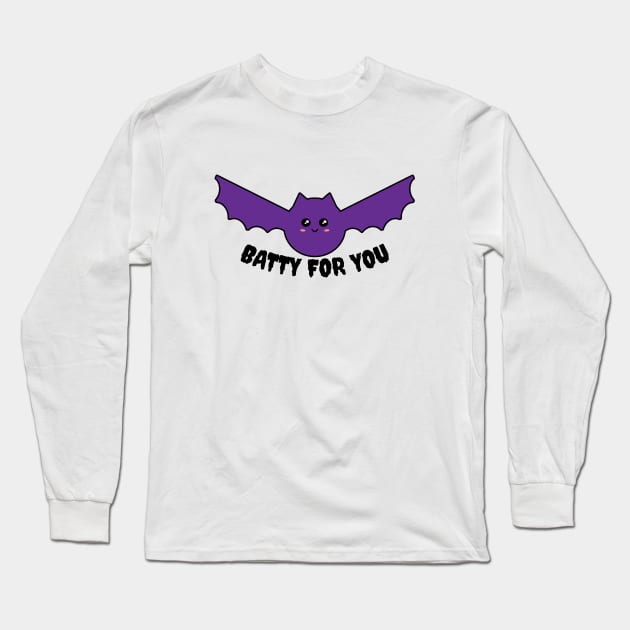 Batty For You Long Sleeve T-Shirt by LunaMay